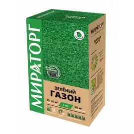 Смесь семян газонных трав Зеленый газон 1кг Мираторг