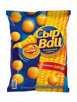 Снэки кукурузные СырБолл Русскарт