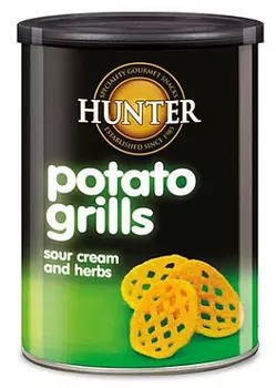 Снеки картофельные вкус сметана и зелень Hunter