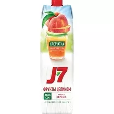 Сок яблочно-персиковый с мякотью J7