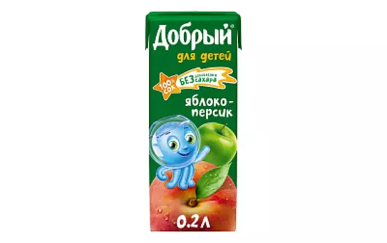 Сок яблоко/персик Добрый