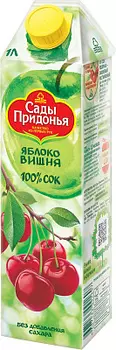Сок Сады Придонья яблоко вишня 1л