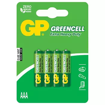 Солевые батарейки GP 24G AAA 4 шт. в бл GP 24G-2CR4