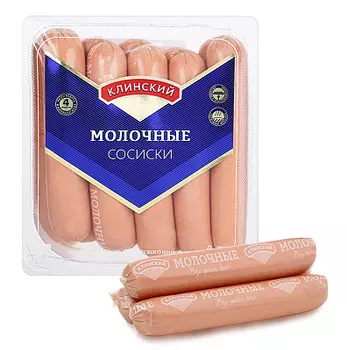 Сосиски "Молочные" МГА Клинский МК
