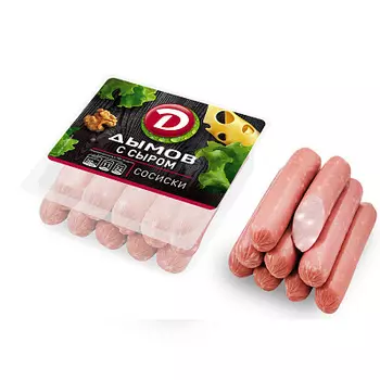 Сосиски с сыром Дымов