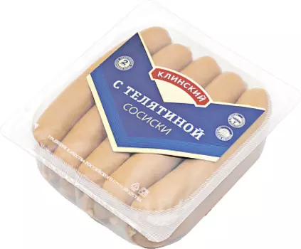 Сосиски с телятиной Клинский