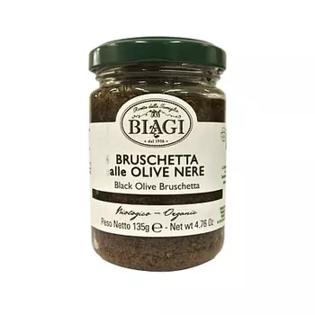 Соус брускетта из черных оливок Biagi