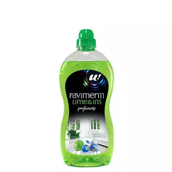 Средство для мытья пола с лаймом и ирисом 1000мл U!
