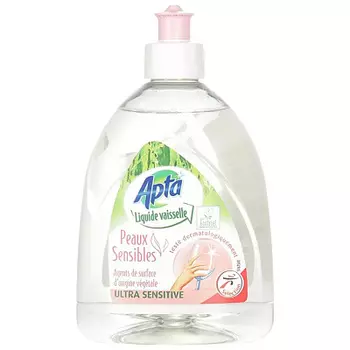 Средство для мытья посуды для чувствительной кожи Peaux Sensibles Apta