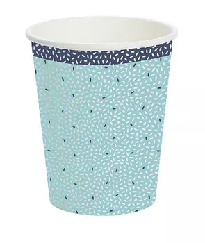 Стаканы 10шт DUNI RICE Blue