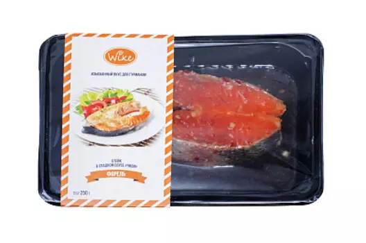 Стейк из форели в соусе Wike