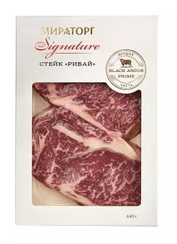 Стейк Рибай Signature 640г Мираторг