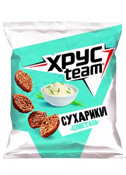 Сухарики Сметана Хрустим