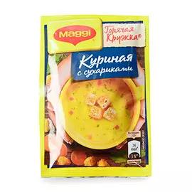 Суп Горячая кружка куриный с сухариками Maggi