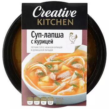 Суп-лапша с курицей Creative Kitchen