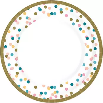 Тарелки 10шт DUNI ExtraStrong DREAM DOTS Финлядия