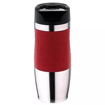 Термокружка 400мл BERGNER TRAVEL BG-5958-RD.