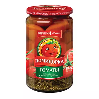 Томаты Маринованные 720м л Помидорка