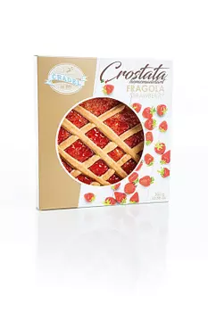 Торт из песочного теста с клубничной начинкой Cradel