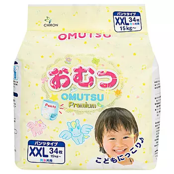 Трусики детские ХXL (15-28кг) OMUTSU 34шт