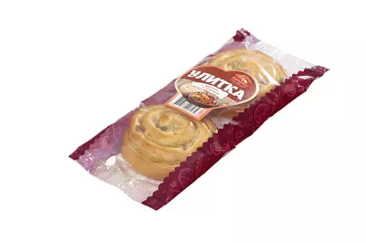 Улитка с кремом и изюмом 2 шт Черемушки