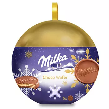 Вафли "Милка" какао/молочный шоколад