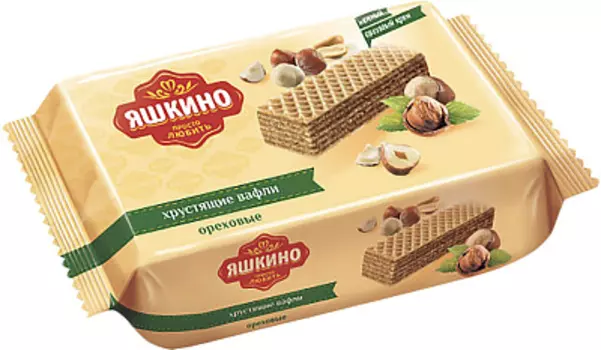 Вафли ореховые Яшкино