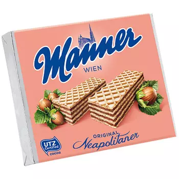 Вафли с ореховым кремом Кнуспино 110г Manner