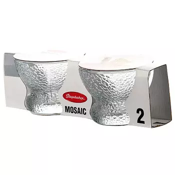 Ваза Mosaic д/морож. 370мл 2шт арт.42337B Pasabache