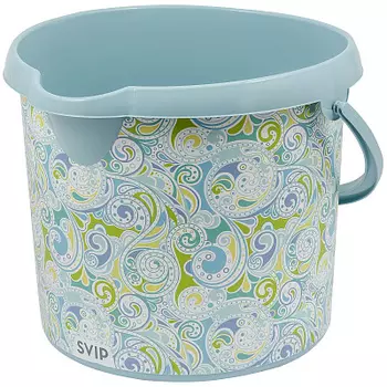 Ведро круглое 12л Декор Paisley