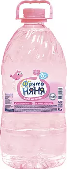Вода детская негазированная ФрутоНяня 5 л.