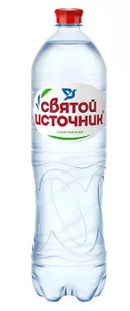 Вода газированная Святой Источник 1.5 л.