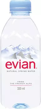 Вода негазированная Evian