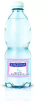 Вода негазированная природная минеральная Sorgesana 0.5 л.