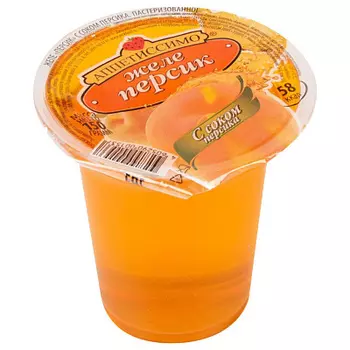 Желе Персик с соком 150г