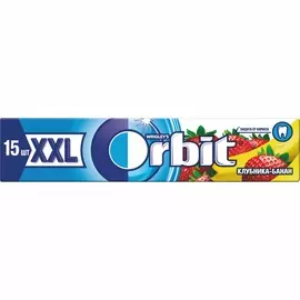 Жевательная резинка Клубника-Банан XXL Orbit