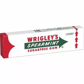 Жевательная резинка свежая мята Wrigley's Spearmint