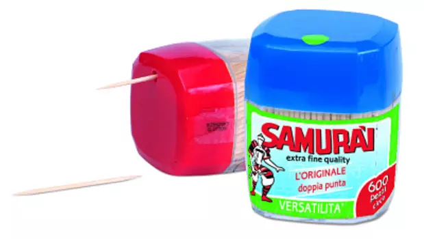 Зубочистки 9 см 600 шт Samurai