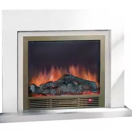 Белый камин Glenrich