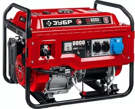 Бензиновый генератор Зубр