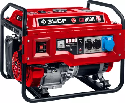 Бензиновый генератор Зубр