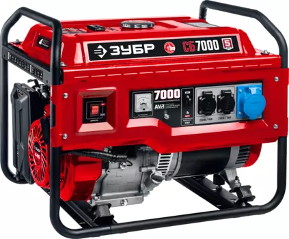 Бензиновый генератор Зубр