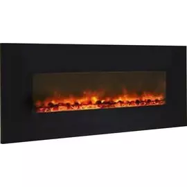 Черный электрический камин Glenrich