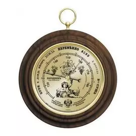 Деревянный барометр Rst