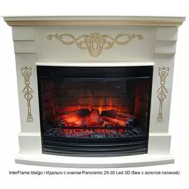 Деревянный камин (портал+очаг) InterFlame