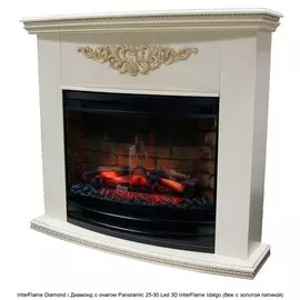 Деревянный камин (портал+очаг) InterFlame
