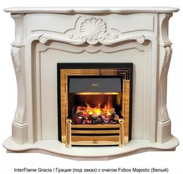 Деревянный камин (портал+очаг) InterFlame