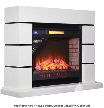 Деревянный камин (портал+очаг) InterFlame