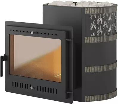 Дровяная печь 15 кВт Везувий