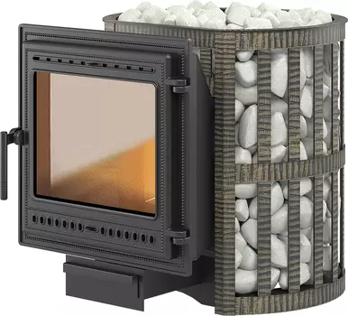 Дровяная печь 15 кВт Везувий